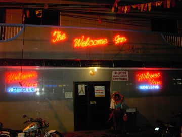 Nighttime Picture of WELCOME INN BAR ,Balibago, Angeles City, Philippines