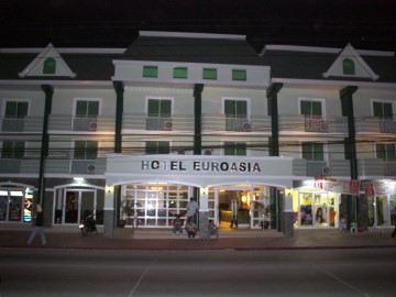 Nighttime Picture of EuroAsia Hotel ,Balibago, Angeles City, Philippines