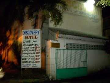 Nighttime Picture of Discovery Hotel ,Balibago, Angeles City, Philippines
